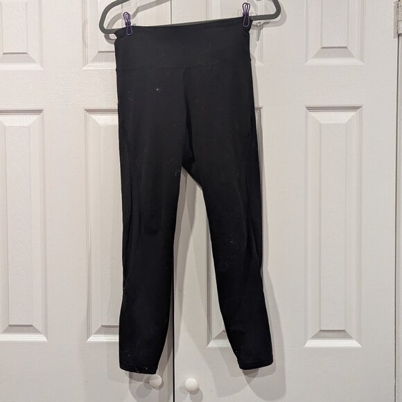 Old Navy legging with mesh details, black, size medium - Picture 1 of 2